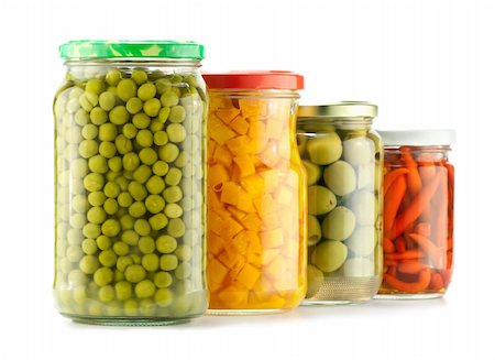 simsearch:400-04849937,k - Composition of preserved peas, pumpkin, olives and pepper Stock Photo - Budget Royalty-Free & Subscription, Code: 400-04322989