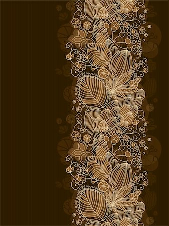 simsearch:400-06066227,k - Seamless floral pattern with dark background and place for text Stock Photo - Budget Royalty-Free & Subscription, Code: 400-04323978