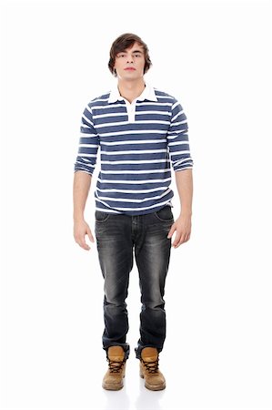 simsearch:6107-06117700,k - Young man,isolated on a white background Photographie de stock - Aubaine LD & Abonnement, Code: 400-04335146