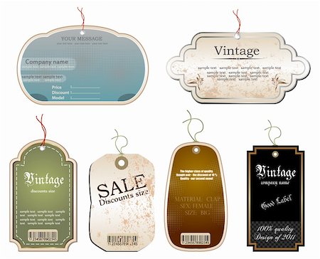 flower packaging design - set of vintage labels, scalable and vector illustrations; Stock Photo - Budget Royalty-Free & Subscription, Code: 400-04335168