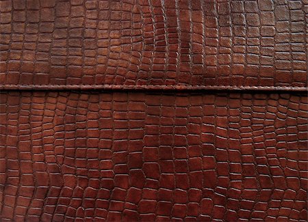 sceau en relief - Leather with crocodile dressed texture  in chocolate color. Photographie de stock - Aubaine LD & Abonnement, Code: 400-04336079