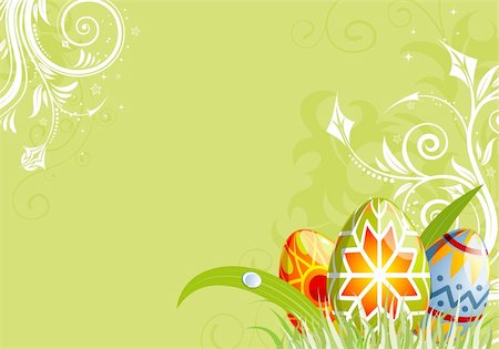 simsearch:400-04242338,k - Easter Background with floral and eggs, element for design, vector illustration Photographie de stock - Aubaine LD & Abonnement, Code: 400-04336917