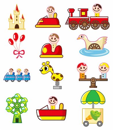 simsearch:400-04355492,k - cartoon Playground icon Stock Photo - Budget Royalty-Free & Subscription, Code: 400-04337044