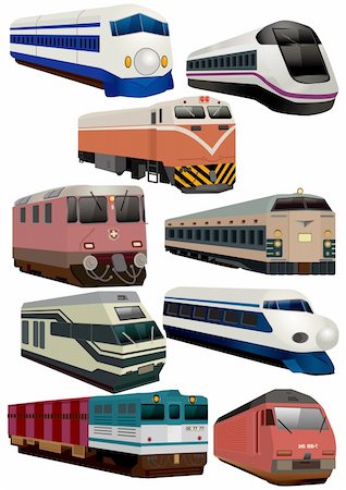 railroad tanker - cartoon train icon Stock Photo - Budget Royalty-Free & Subscription, Code: 400-04337086