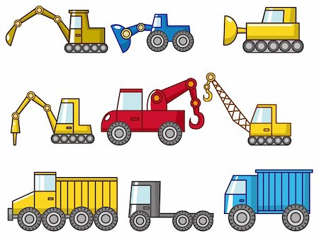 cartoon truck icon Stock Photo - Budget Royalty-Free & Subscription, Code: 400-04337081