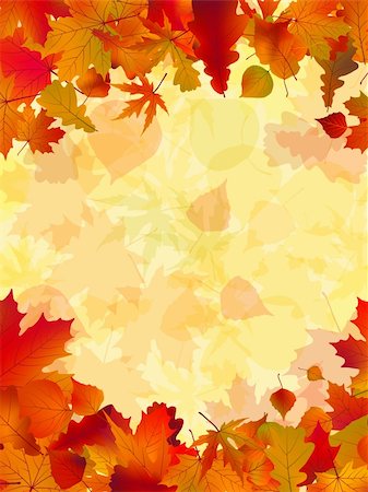 simsearch:400-05254593,k - Autumn leaves background. EPS 8 vector file included Stock Photo - Budget Royalty-Free & Subscription, Code: 400-04337534