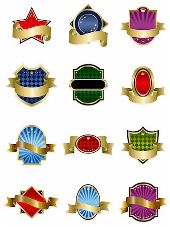 cartoon label icon Stock Photo - Budget Royalty-Free & Subscription, Code: 400-04337802