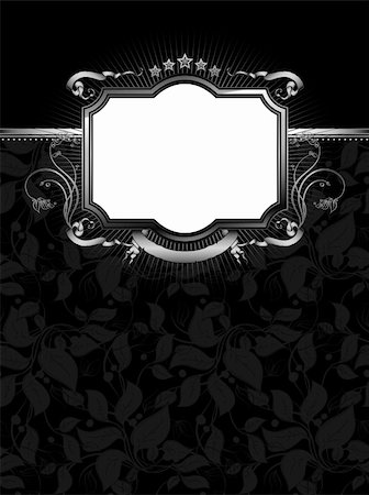 ornate frame,  this illustration may be useful as designer work Stock Photo - Budget Royalty-Free & Subscription, Code: 400-04337896