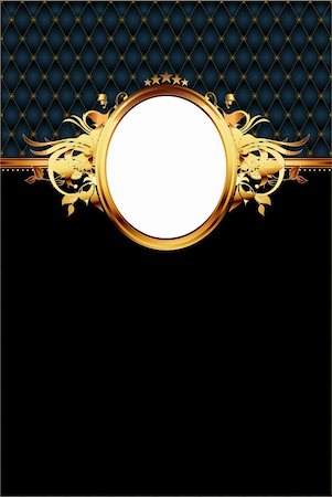 ornate frame,  this illustration may be useful as designer work Stock Photo - Budget Royalty-Free & Subscription, Code: 400-04337899