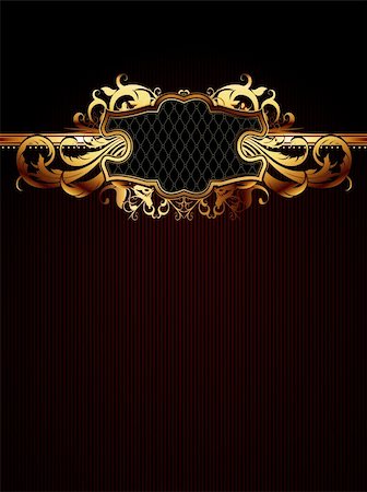 ornate frame,  this illustration may be useful as designer work Stock Photo - Budget Royalty-Free & Subscription, Code: 400-04337893