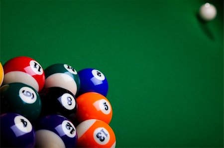 simsearch:400-08156505,k - Billiard game Fotografie stock - Microstock e Abbonamento, Codice: 400-04338000