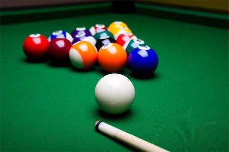 simsearch:400-04478467,k - Billiard game Stock Photo - Budget Royalty-Free & Subscription, Code: 400-04338001