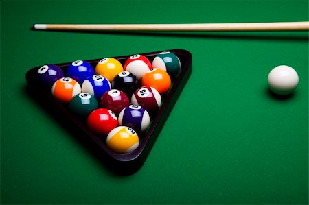 simsearch:400-04478467,k - Billiard game Stock Photo - Budget Royalty-Free & Subscription, Code: 400-04338003