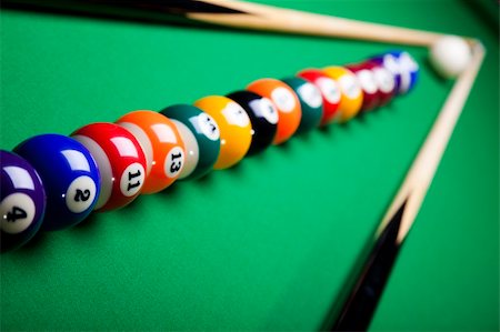 simsearch:400-04478467,k - Billiard game Stock Photo - Budget Royalty-Free & Subscription, Code: 400-04338020