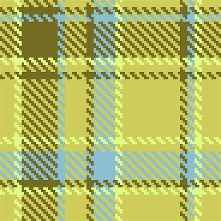 schottenrock - Seamless checkered green blue brown vector pattern Stockbilder - Microstock & Abonnement, Bildnummer: 400-04338500