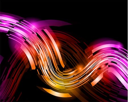 simsearch:400-04303213,k - Abstract Glow of Lights with Brilliant colours for stylish flyers Fotografie stock - Microstock e Abbonamento, Codice: 400-04338605