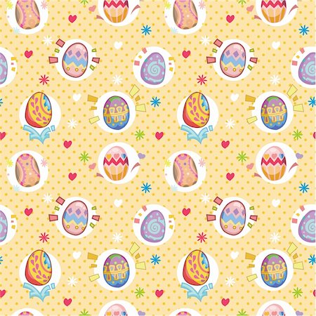 simsearch:400-04335429,k - seamless Easter egg pattern Photographie de stock - Aubaine LD & Abonnement, Code: 400-04338793