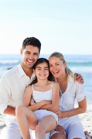 Lovely girl with her parents Stock Photo - Budget Royalty-Free & Subscription, Code: 400-04338866