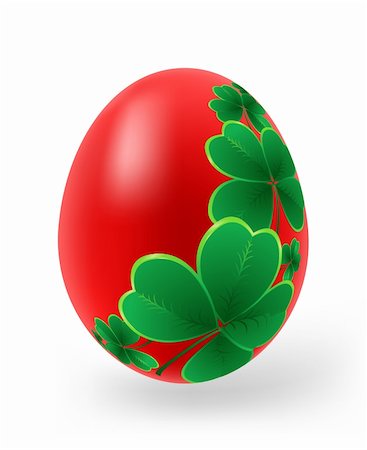 simsearch:400-04496525,k - Easter eggs with decor elements on a white background Foto de stock - Royalty-Free Super Valor e Assinatura, Número: 400-04339114