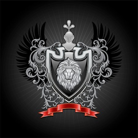 simsearch:400-06691827,k - Coat of arms. Vector illustration. Stock Photo - Budget Royalty-Free & Subscription, Code: 400-04339313