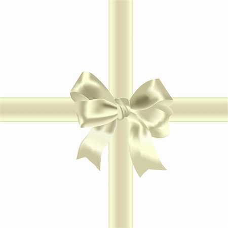 stocker (artist) - Yellow bow and tape on a white background Fotografie stock - Microstock e Abbonamento, Codice: 400-04339337