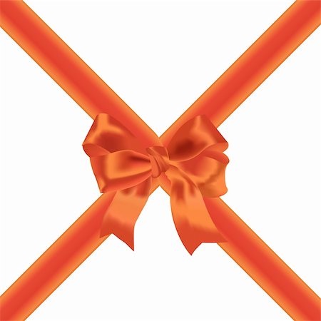 stocker (artist) - Festive red bow and tape on a white background Fotografie stock - Microstock e Abbonamento, Codice: 400-04339346