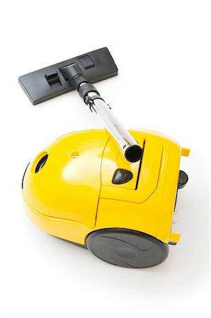 Vacuum cleaner isolated on the white background Stock Photo - Budget Royalty-Free & Subscription, Code: 400-04330364