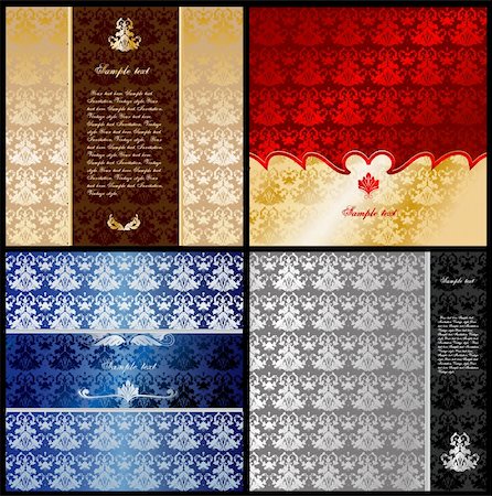 simsearch:400-07657360,k - Vector decorative design background with floral element Foto de stock - Super Valor sin royalties y Suscripción, Código: 400-04330658