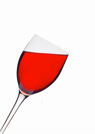 simsearch:400-04232915,k - Glass of red wine isolated on white background Stock Photo - Budget Royalty-Free & Subscription, Code: 400-04331507