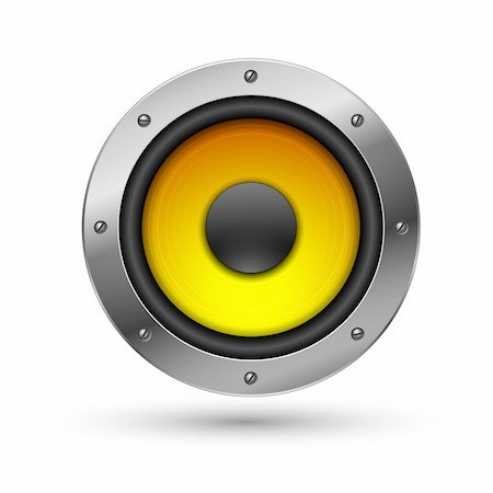 recording studio speaker - Loudspeaker. Element for your urban design. Stock Photo - Budget Royalty-Free & Subscription, Code: 400-04332032