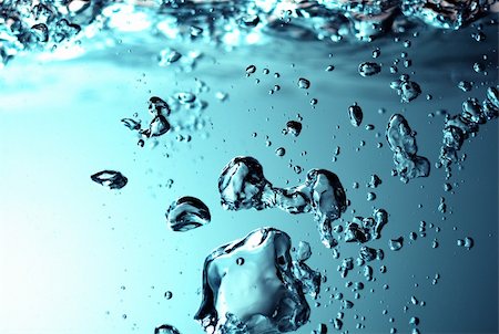 sink with bath bubbles - a blue fresh water with bubbles background Stock Photo - Budget Royalty-Free & Subscription, Code: 400-04332274