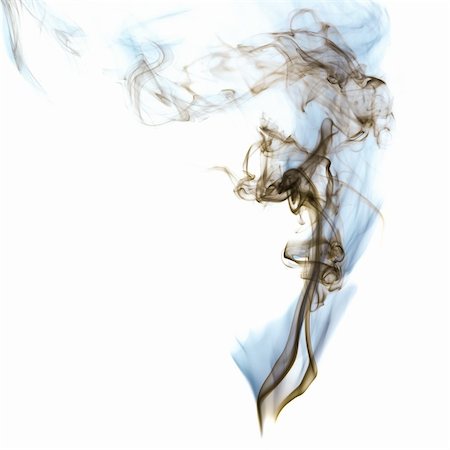 simsearch:400-04332303,k - The abstract figure of the smoke on white background Photographie de stock - Aubaine LD & Abonnement, Code: 400-04332303