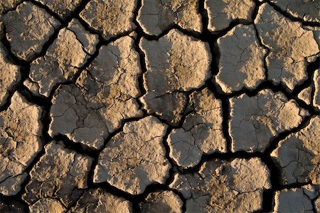 simsearch:400-05247506,k - The soil in the fissures appeared on the long-term heat Stock Photo - Budget Royalty-Free & Subscription, Code: 400-04332403