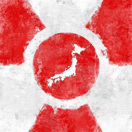 Icon symbol for the japan radioactivity emergency Photographie de stock - Aubaine LD & Abonnement, Code: 400-04332592