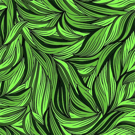 vector seamless abstract pattern with bright leaves clipping masks Stock Photo - Budget Royalty-Free & Subscription, Code: 400-04333063