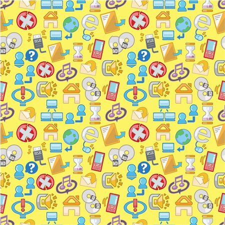 seamless web pattern Stock Photo - Budget Royalty-Free & Subscription, Code: 400-04333170