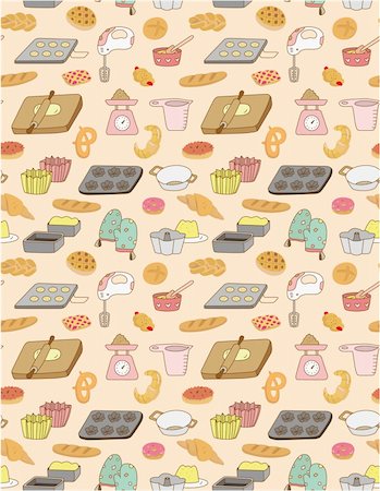 simsearch:400-04273370,k - seamless baking pattern Stock Photo - Budget Royalty-Free & Subscription, Code: 400-04333187