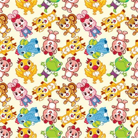 simsearch:400-04362499,k - seamless animal pattern Stockbilder - Microstock & Abonnement, Bildnummer: 400-04333231