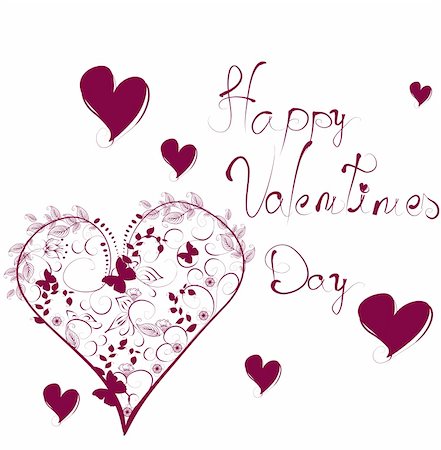 simsearch:400-05736913,k - valentine card Photographie de stock - Aubaine LD & Abonnement, Code: 400-04333540