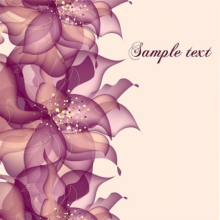 red carpet vector background - Floral vector banners Stock Photo - Budget Royalty-Free & Subscription, Code: 400-04333591