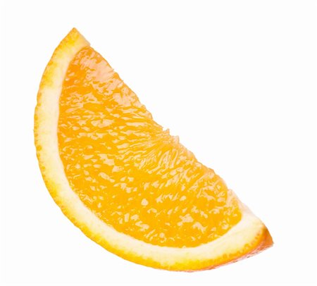 simsearch:400-07511100,k - Perfect orange slice isolated on white background Stockbilder - Microstock & Abonnement, Bildnummer: 400-04333990