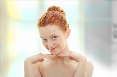 simsearch:400-04845088,k - Beautiful young redhead portrait Stock Photo - Budget Royalty-Free & Subscription, Code: 400-04345516