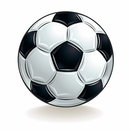 football play drawing - Vector soccer ball. Stock Photo - Budget Royalty-Free & Subscription, Code: 400-04347032