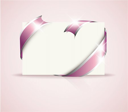 simsearch:400-05737322,k - Wedding card - pink around blank white paper, where you should write your text Fotografie stock - Microstock e Abbonamento, Codice: 400-04347503