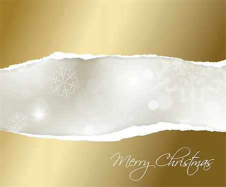 simsearch:400-04761157,k - Vector Christmas golden background with white snowflakes and place for your text Stock Photo - Budget Royalty-Free & Subscription, Code: 400-04347522