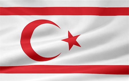 simsearch:400-04344297,k - High resolution flag of Northern Cyprus Stockbilder - Microstock & Abonnement, Bildnummer: 400-04347624