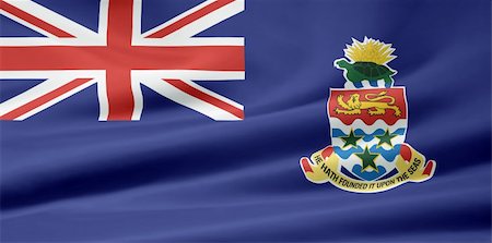 High resolution flag of the Cayman Islands Photographie de stock - Aubaine LD & Abonnement, Code: 400-04347685