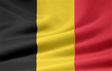 High resolution flag of Belgium Photographie de stock - Aubaine LD & Abonnement, Code: 400-04347683