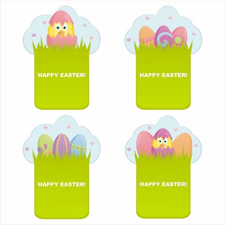 simsearch:400-04330270,k - set of 4 colorful easter banners Stock Photo - Budget Royalty-Free & Subscription, Code: 400-04347852