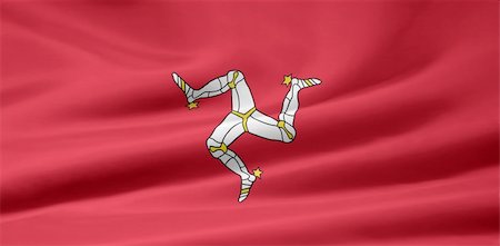 simsearch:400-04344297,k - High resolution flag of the Isle of Man Stockbilder - Microstock & Abonnement, Bildnummer: 400-04348466